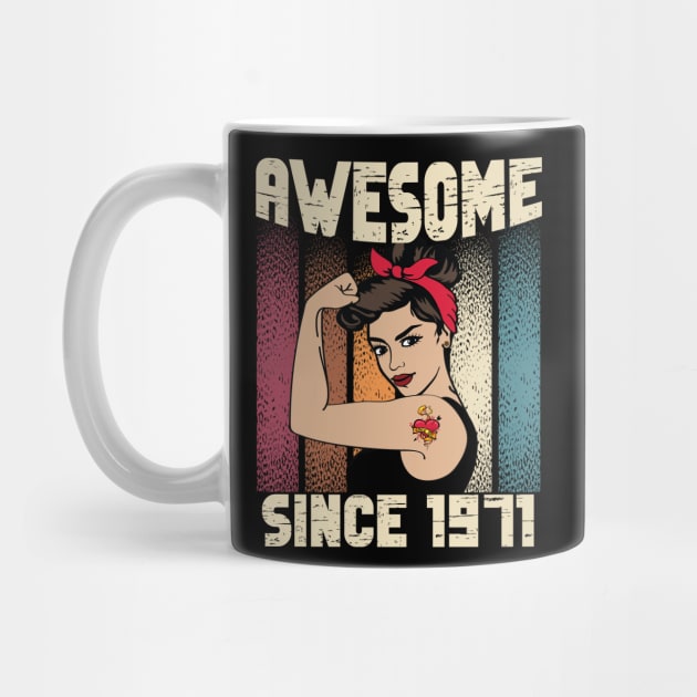 Awesome since 1971,51th Birthday Gift women 51 years old Birthday by JayD World